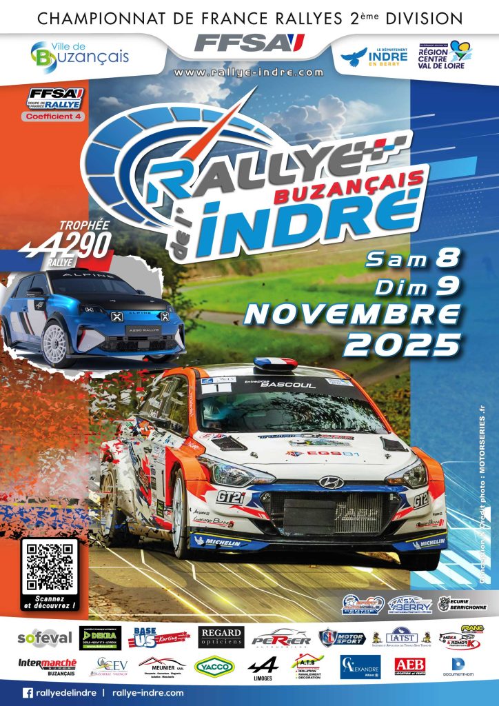 Rallye_de_l'Indre_2025_dernière_épreuve_du championnat_de_france_2ème_division