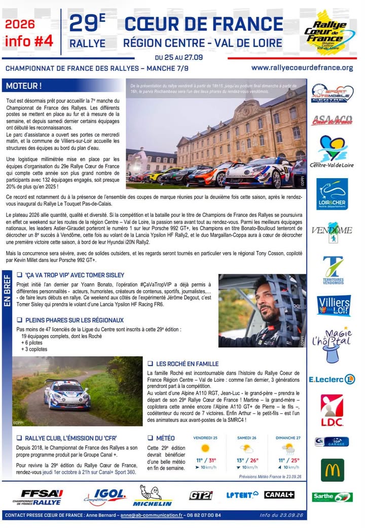 Ligue du Sport Automobile Centre - Val de Loire
